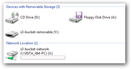 TntDrive - map s3 bucket as a windows drive. s3 drive.